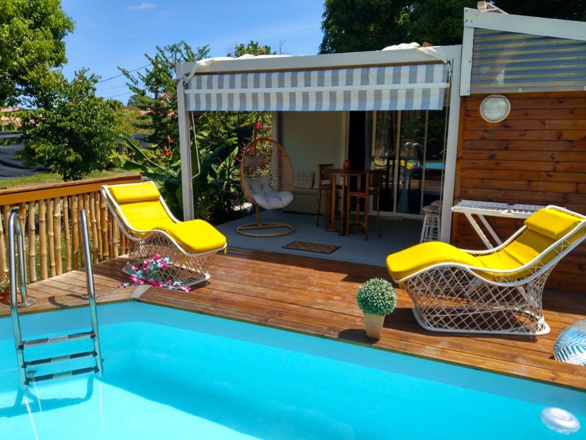 S'Cale Tropikal - Gite Cosy Avec Piscine Privee Petit-Canal Exterior photo